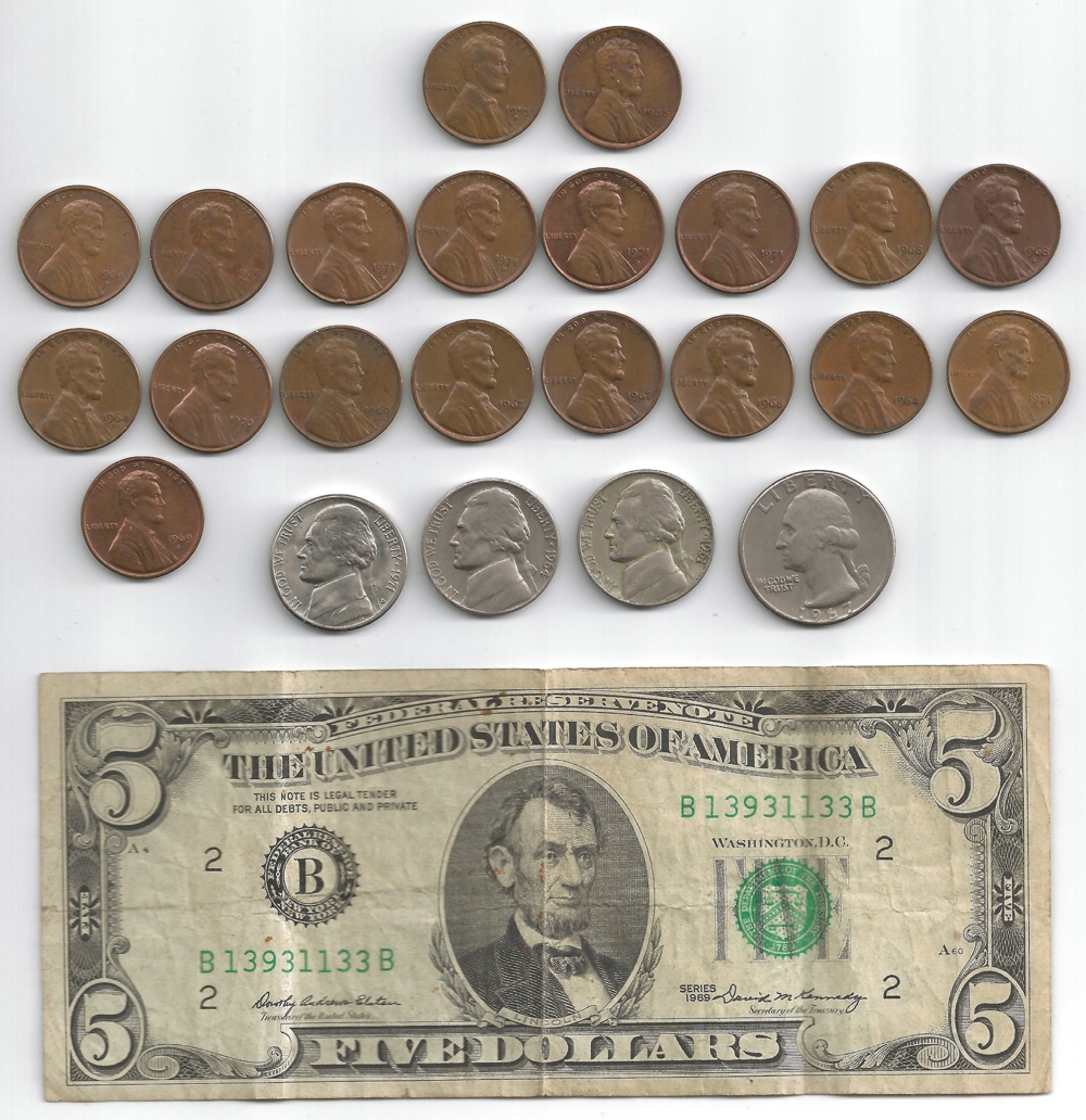 Münzen   Banknote Vereinigte Staaten von Amerika (USA) 1935 bis 1971