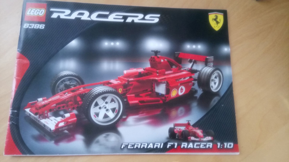 Lego Racers Ferrari F1 Racer Nr. 8386