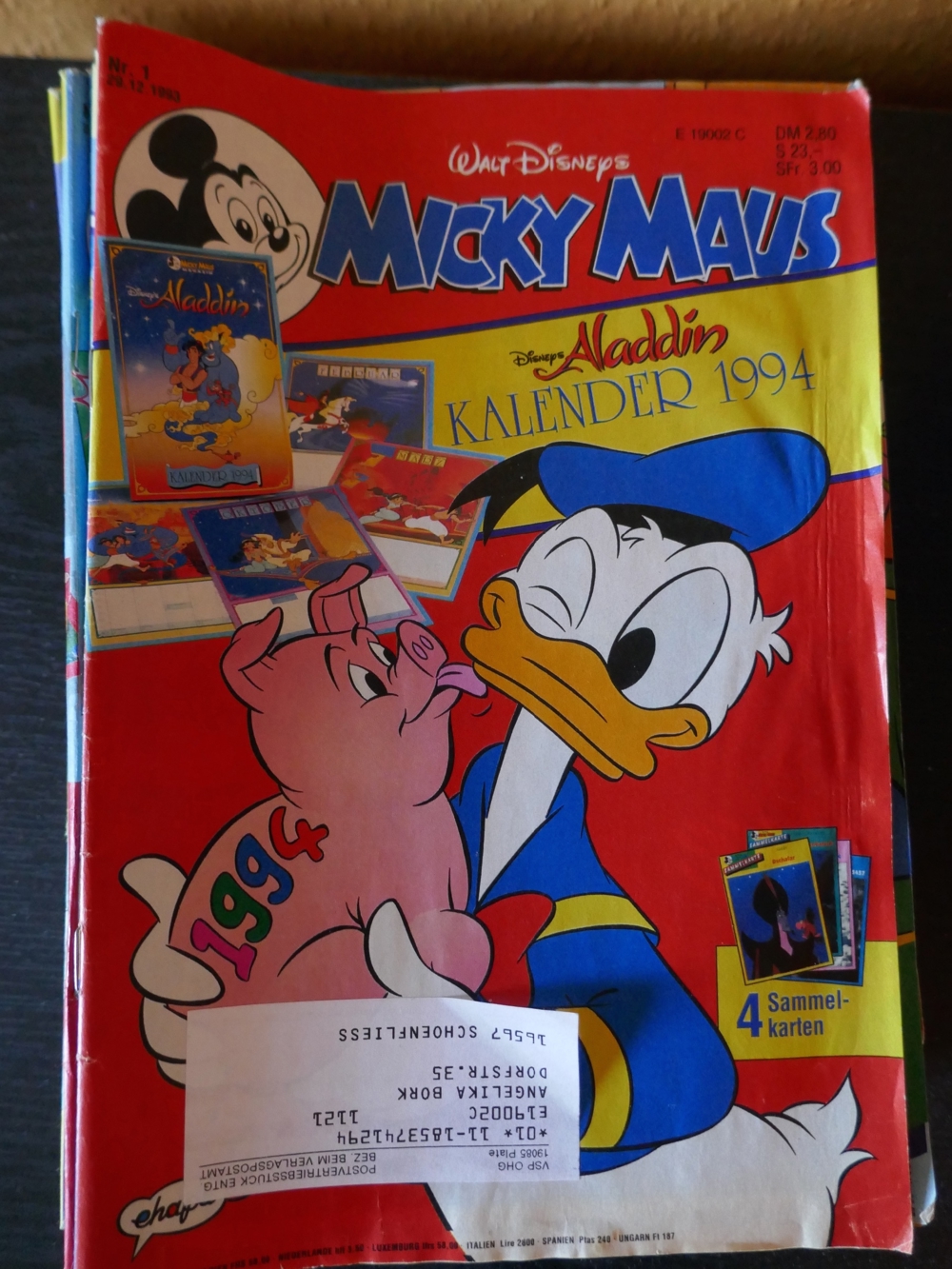 Walt Disneys Micky Maus Hefte Jahrgänge 1990 - 1994