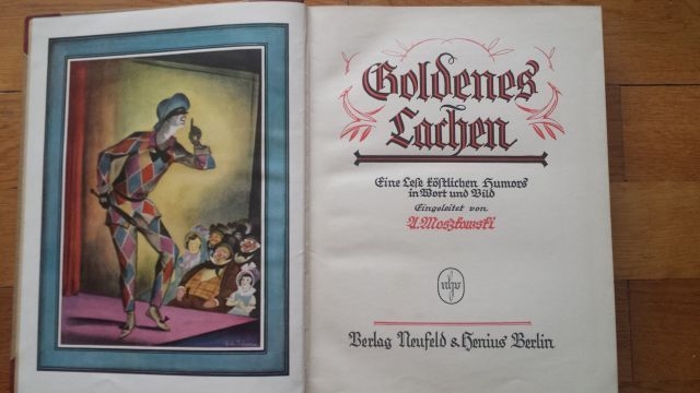 "Goldenes Lachen" Buch antik
