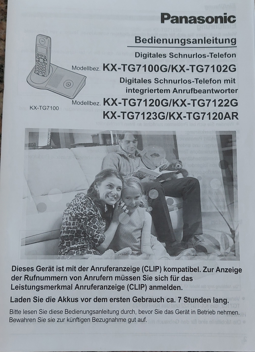 Telefon, Panasonic,  mit AB