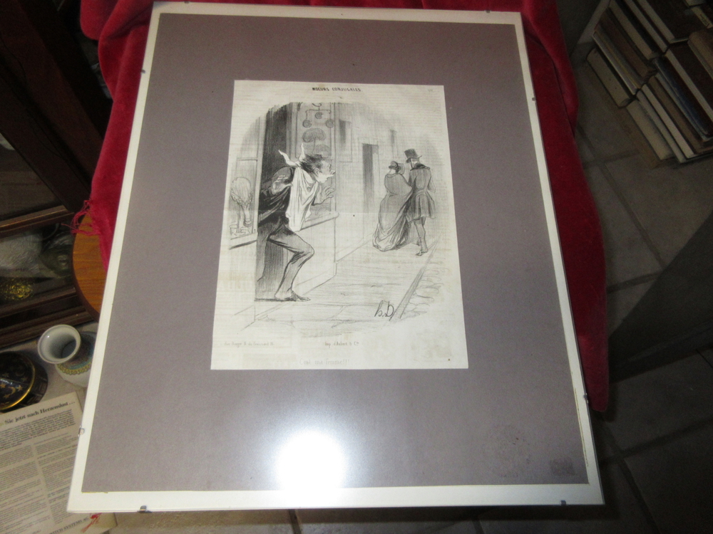 tolles Auktionsbild von bekanntem Honore Daumier