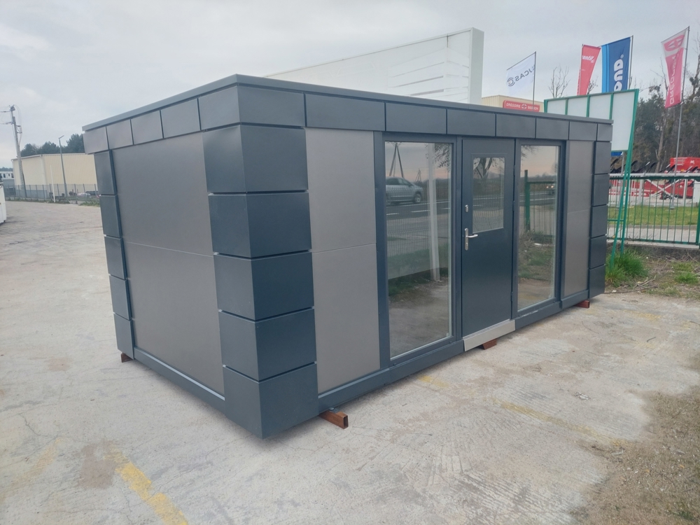 Pavillon (18m2) 6,00m x 3,00m , H=2,52m/2,25m