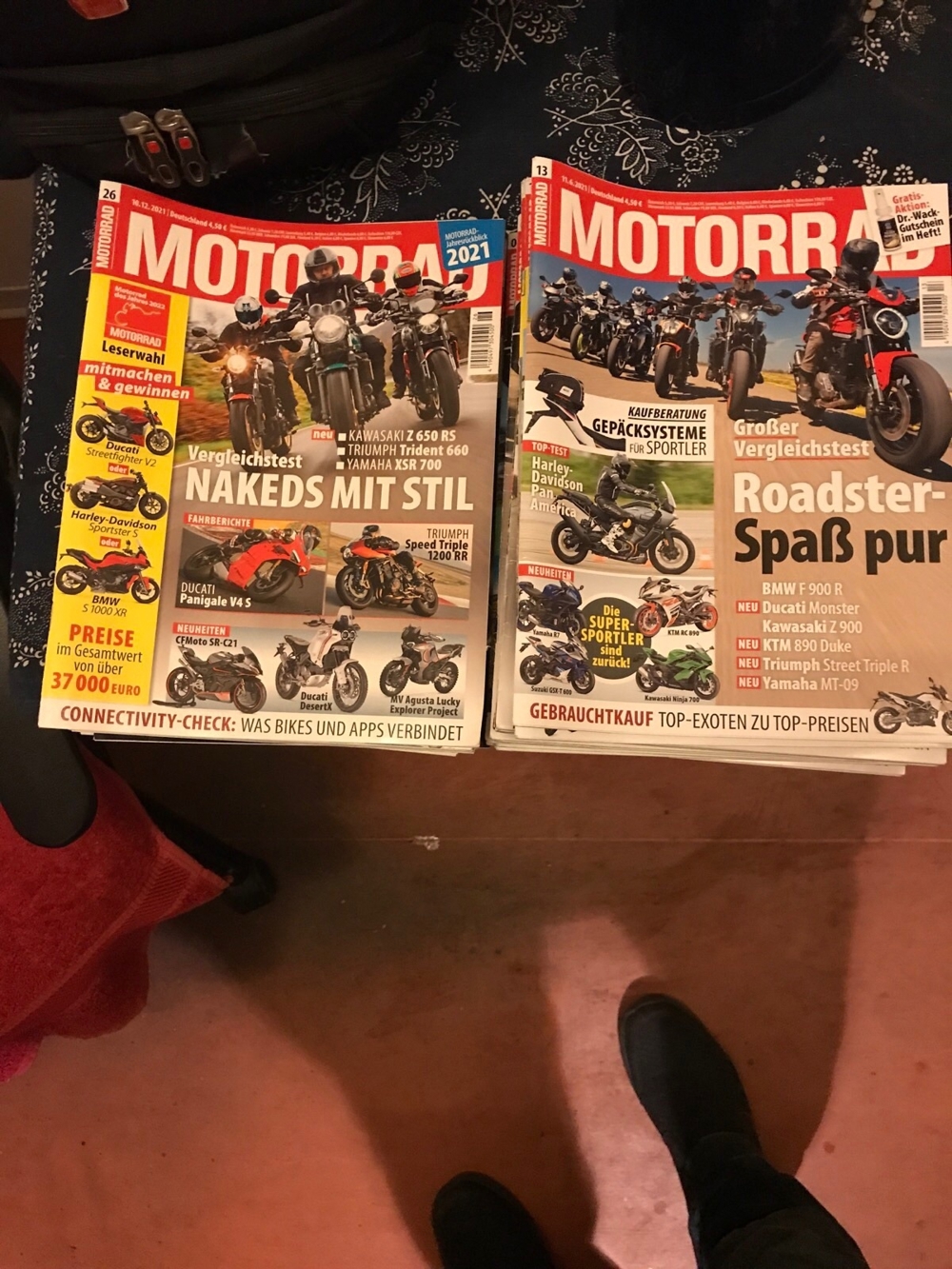 Motorrad Zeitschriften 2021-22 50 Stück 
