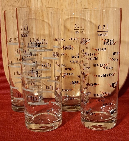 4 Kölsch Gläser - Werbegläser