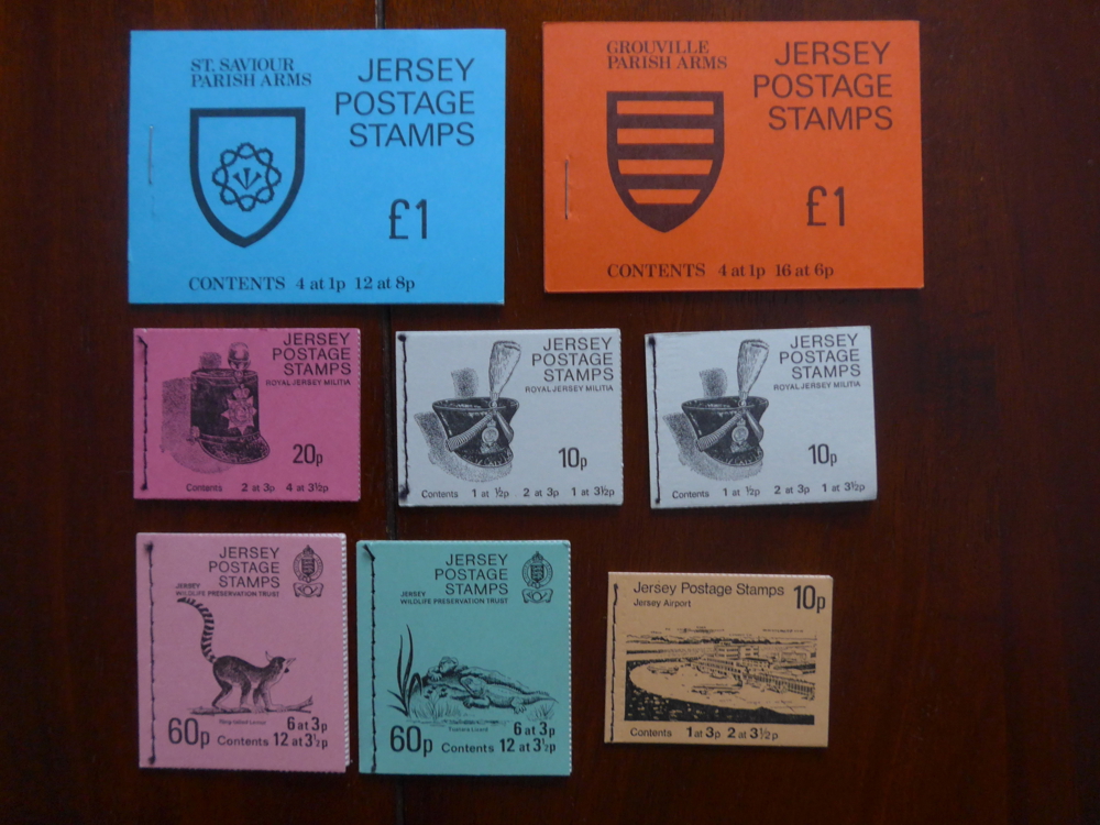 Großbritannien Jersey - 8 Briefmarkenheftchen