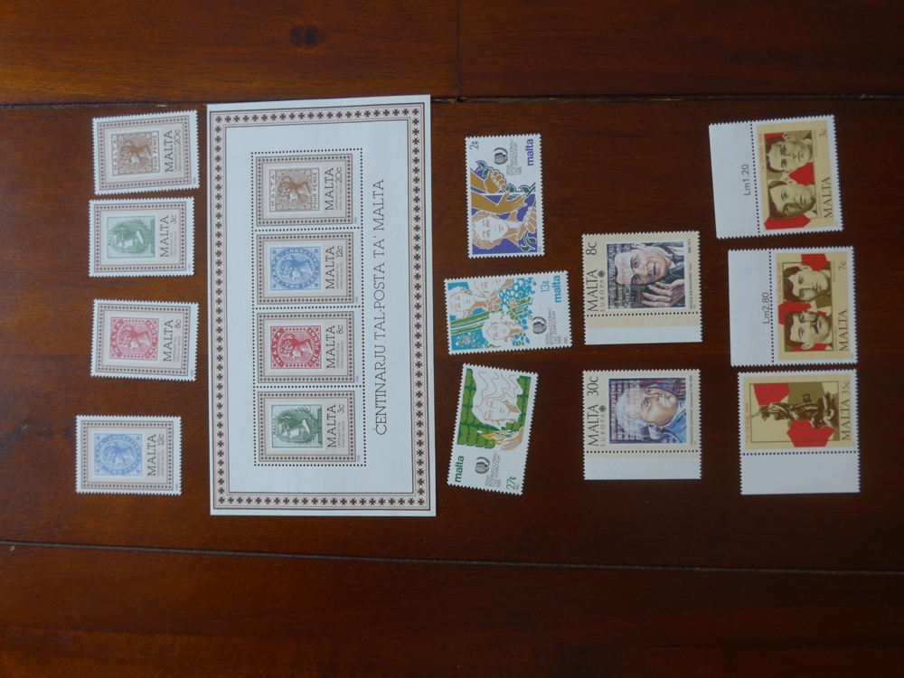 Malta Briefmarken 1964 bis 1984