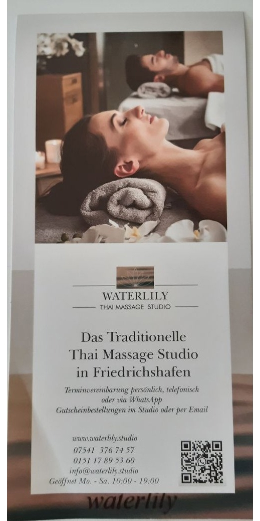 Waterlily Thai Massage Studio Friedrichshafen am Bodensee