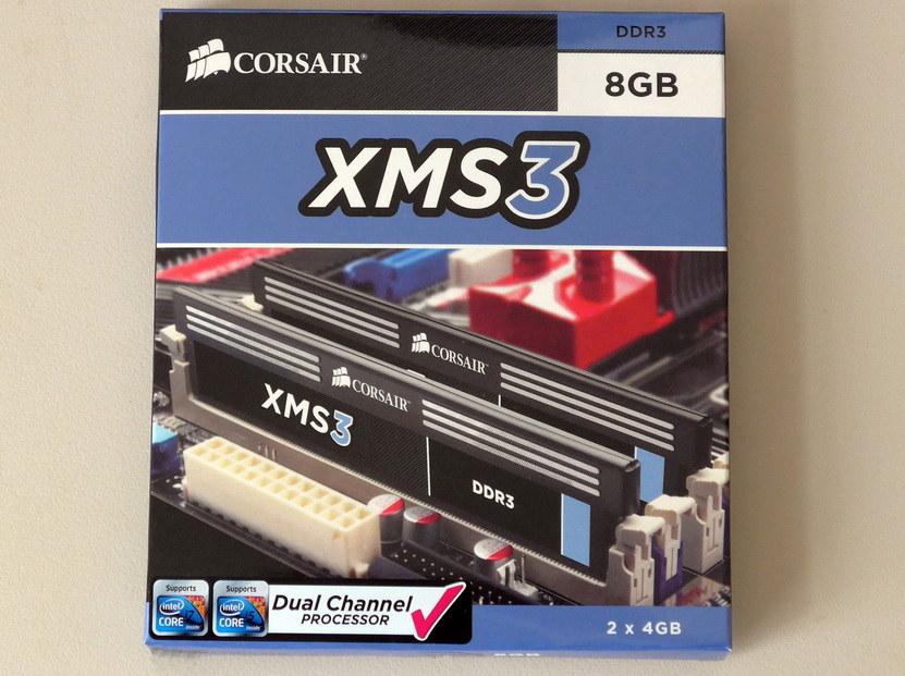 Arbeitsspeicher Corsair 8GB PC3-10600 DDR3 SDRAM