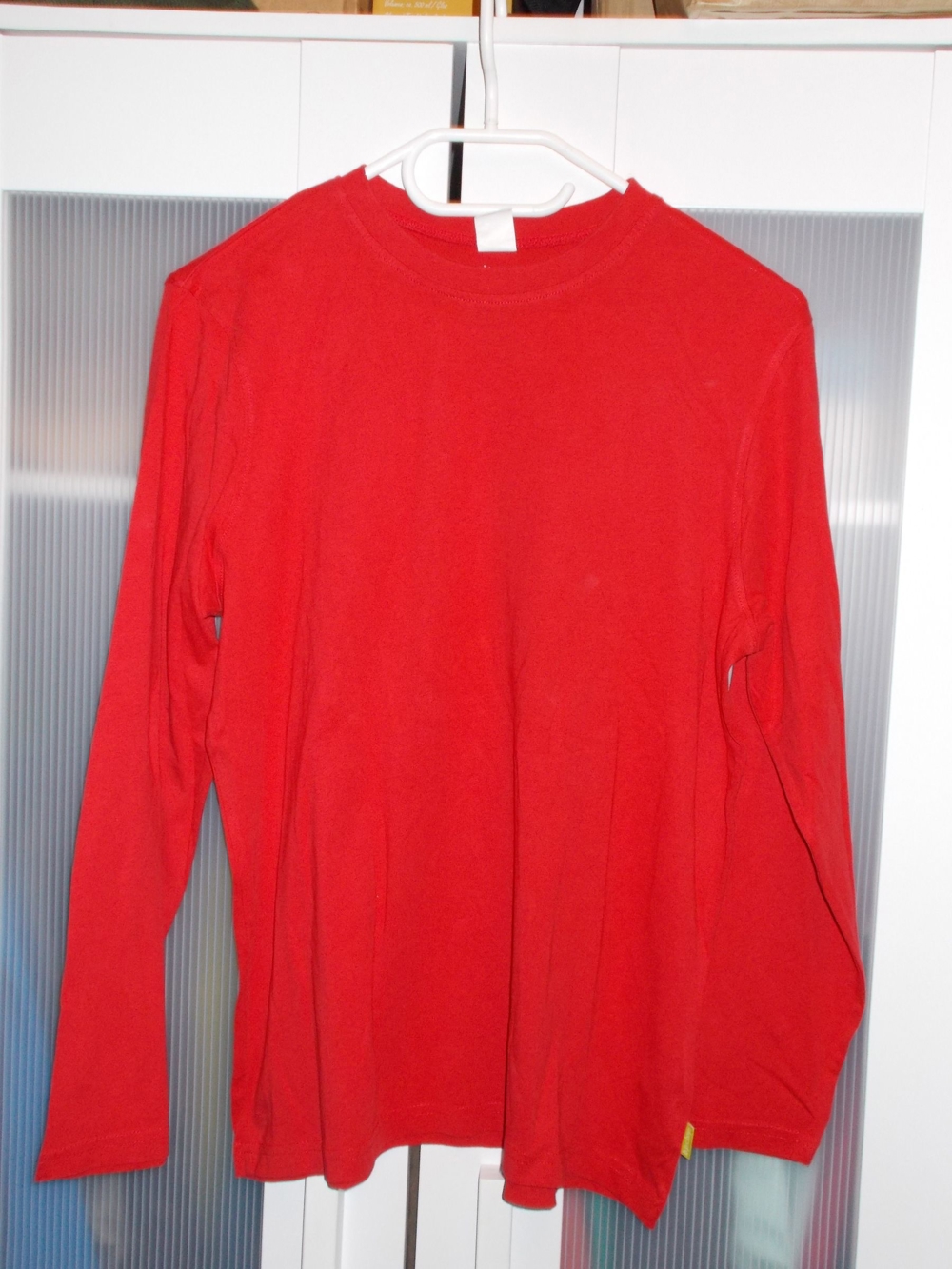 Jungen-Langarm-Shirt rot Gr. 164/170