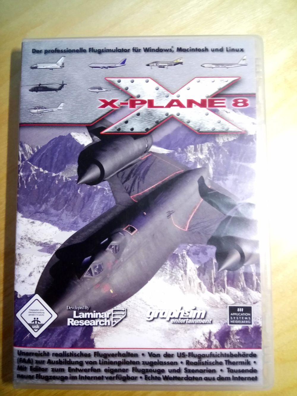 Flugsimulator X-Plane 8