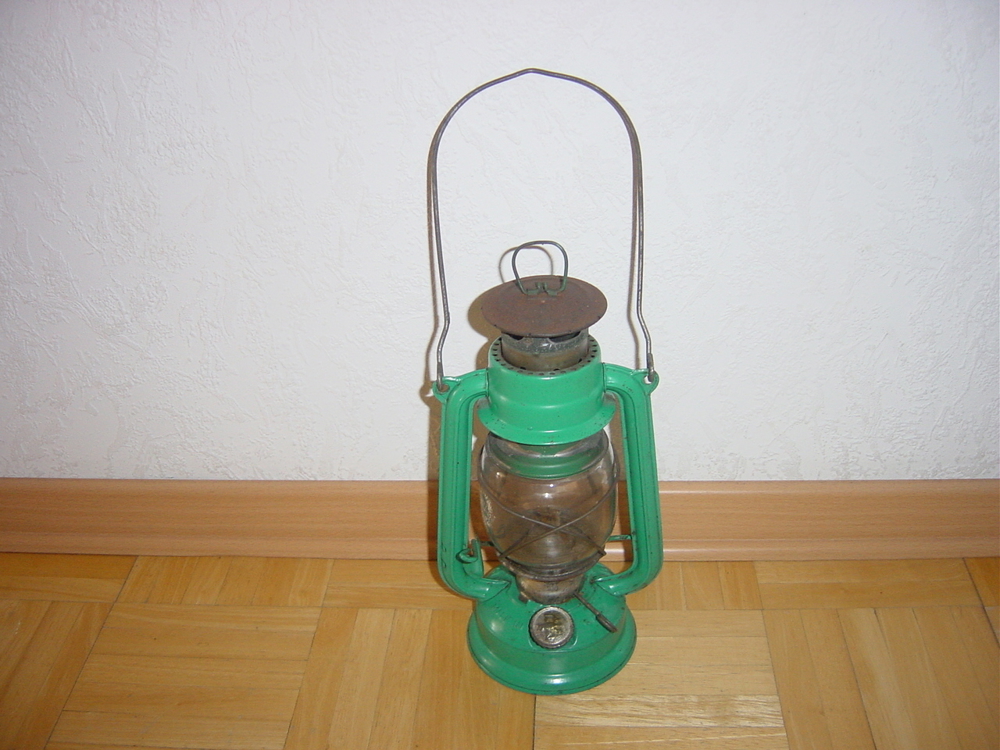 Petroleum Lampe Bat 158 DDR Cristal Selten,Fledermaus Made in GDR