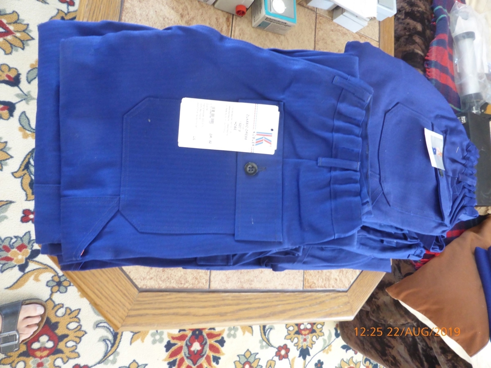 6 Classic - Dress Arbeitsanzüge Blau Gr. 52 ( Kübler ) Neu