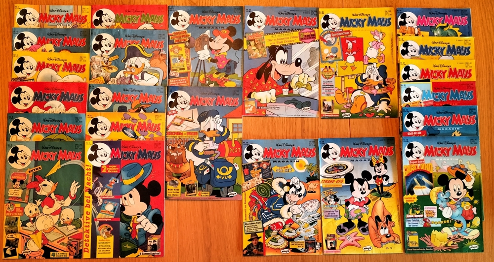 Micky Maus Hefte von 1993 guter Zustand