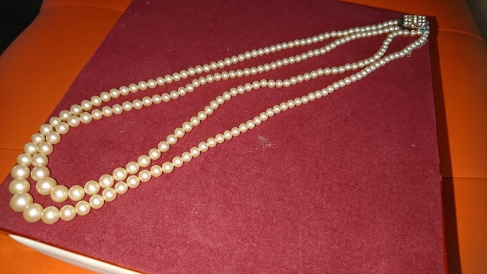 1 Modeschmuck Perlenkette