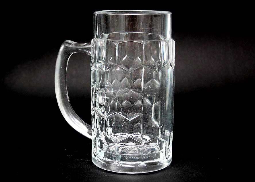 alter "rastal" Glas Bierkrug - 0,5 Liter