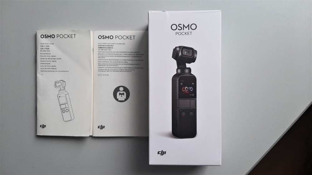 DJI OSMO POCKET VERPACKUNG ANLEITUNG
