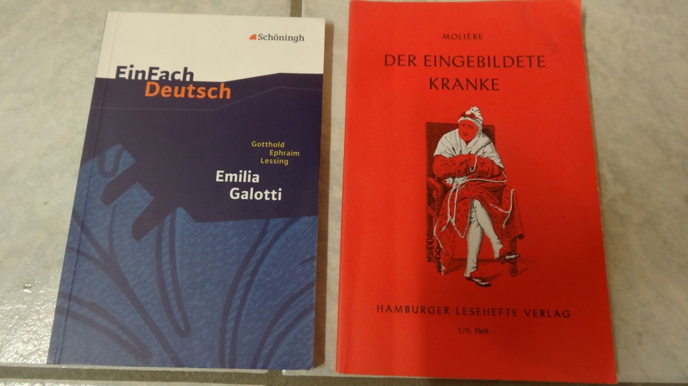 7 Lektüren Bücher aus dem Deutschunterricht Gymnasium Schule