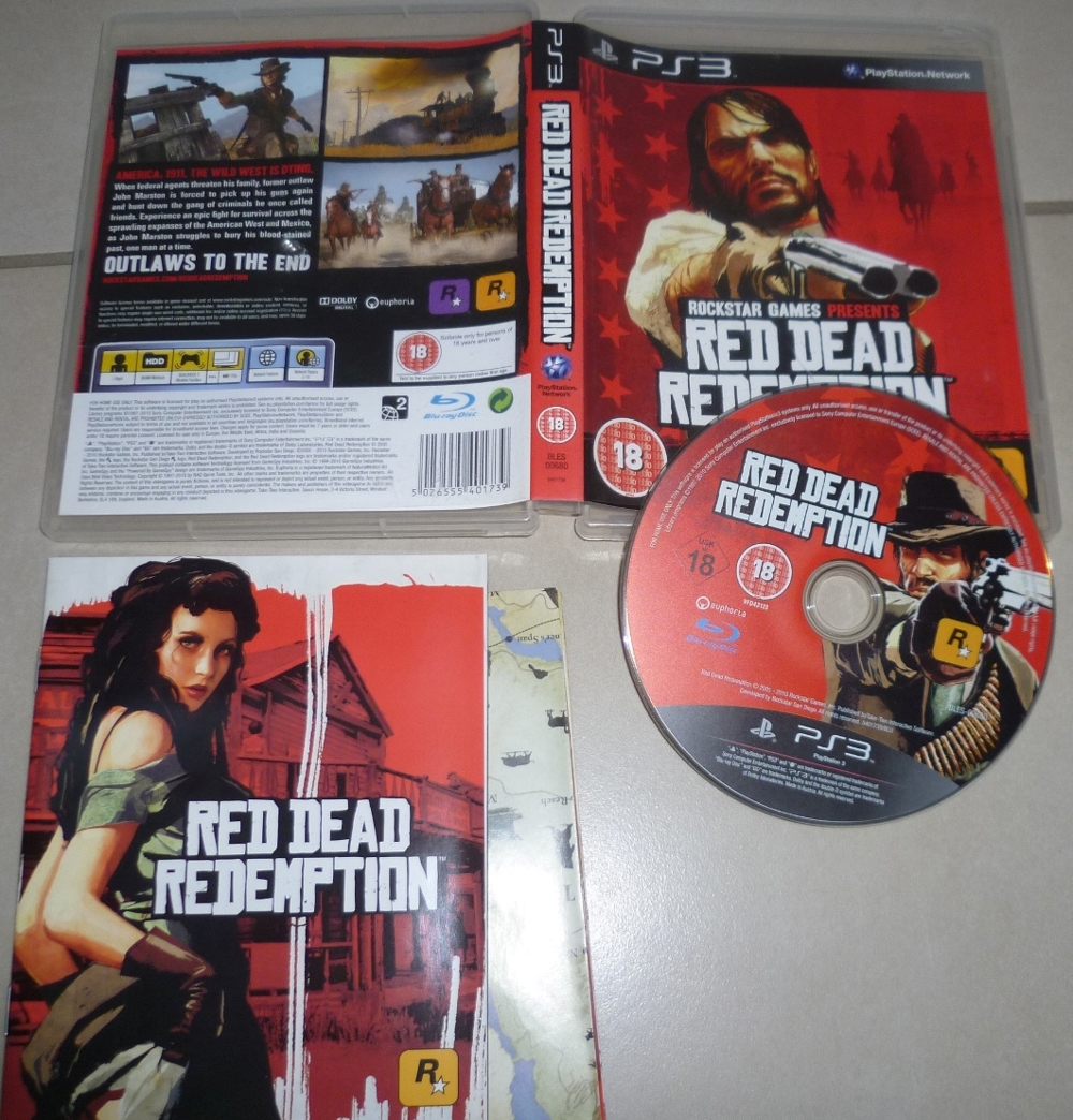 RED DEAD REDEMPTION PS3 PLAYSTATION 3