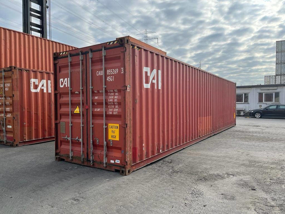 40 Fuss High Cube Seecontainer Lagercontainer Reifencontainer