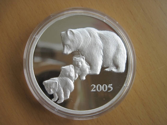 BRD 2005 Silber Medaille 725 Jahre Münze Berlin, Berliner Bär