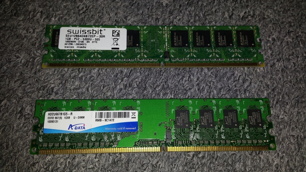 1 Gigabyte DDR2 RAM