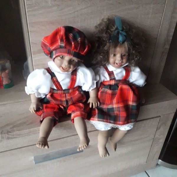 Vintage Puppenpärchen Junge und Mädchen Sammler Rarität Spain