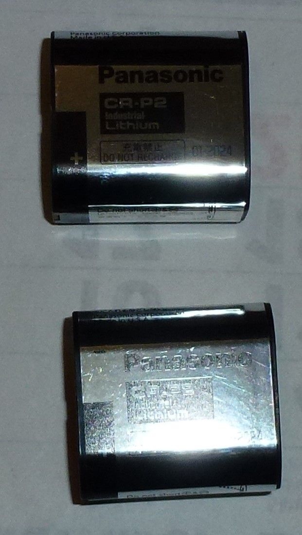 Panasonic CR-P2 Foto-Batterie Lithium 6V NEU