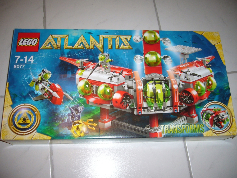 Lego Atlantis - Unterwasser Hauptquartier 8077 - inkl Bauanleitun