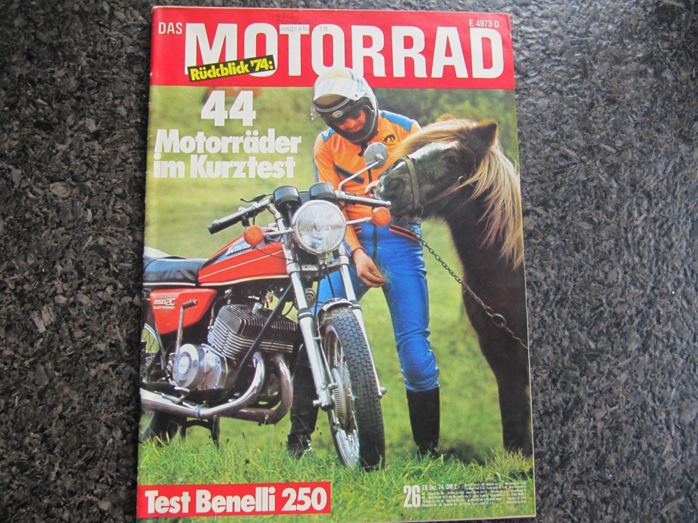 Benelli 250 2C Baujahr 1974 - Motorradzeitschrift Nummer 26