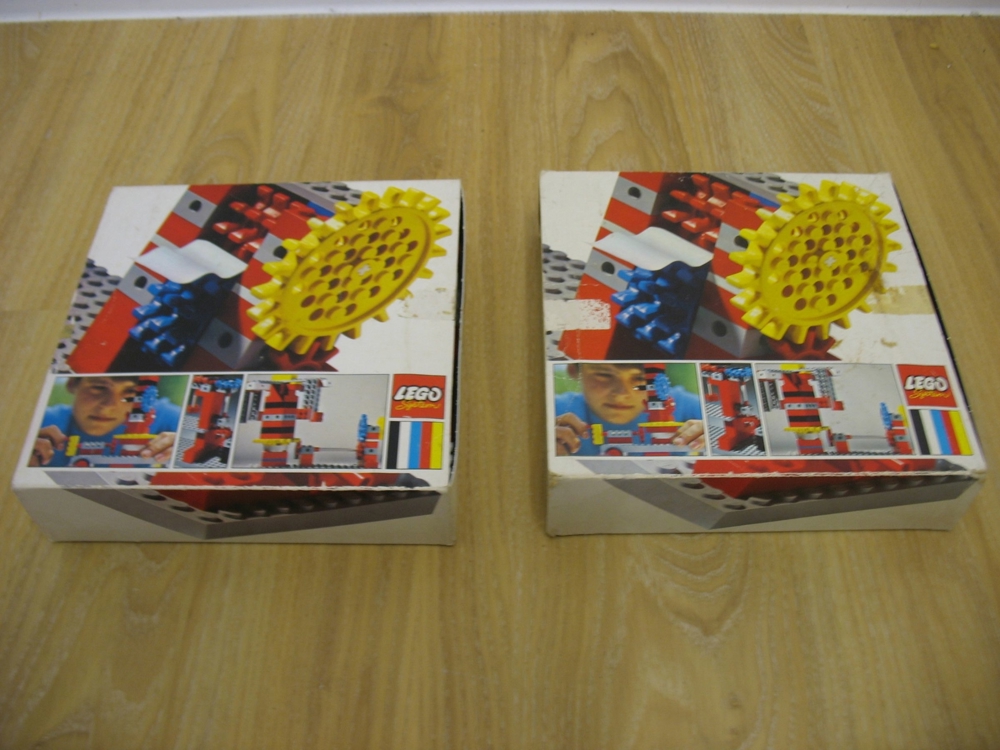 2x Lego 801 Zahnräderset