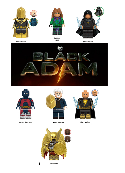 Black Adam Serie Minifiguren Neu
