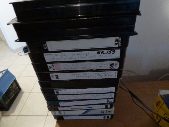 50 bespielte VHS-Videocassetten, gute Qualität