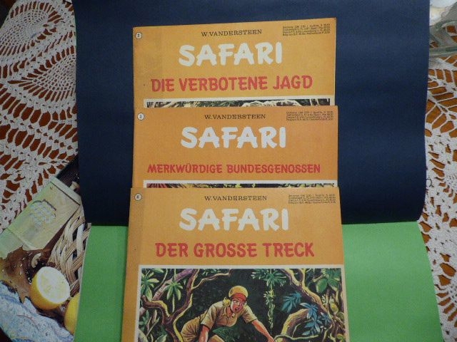 3 Comics Safari Ausgabe 2+3+4 Rädler Verlag Köln 1972