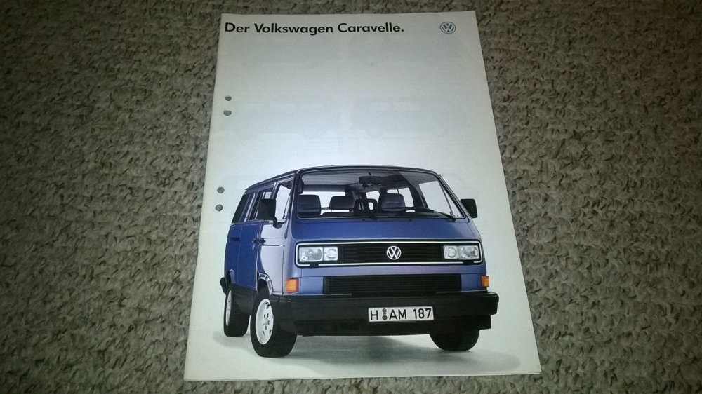 VW T3 Multivan Prospekt Juli 1989