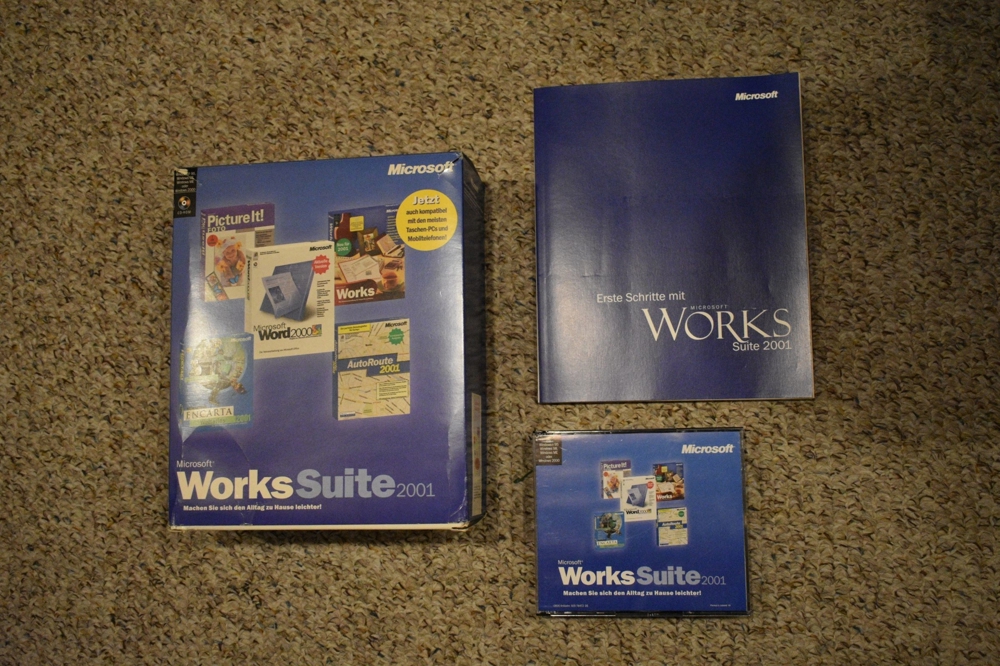 Für Sammler: Microsoft WorksSuite 2001 in OVP