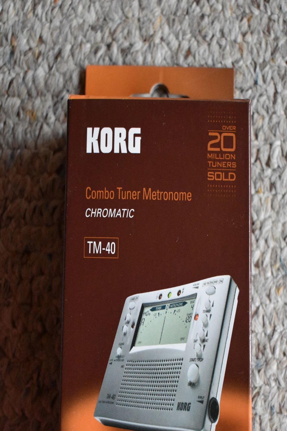 Korg TM-40 Stimmgerät und Metronom - kaum benutzt - in OVP -