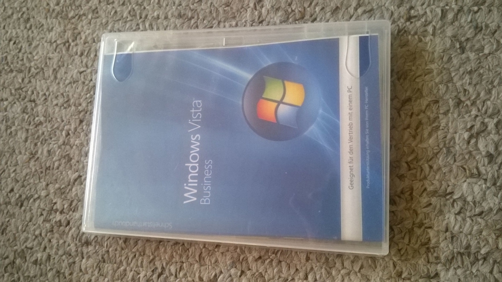 Für Sammler: Windows Vista Business Upgrade