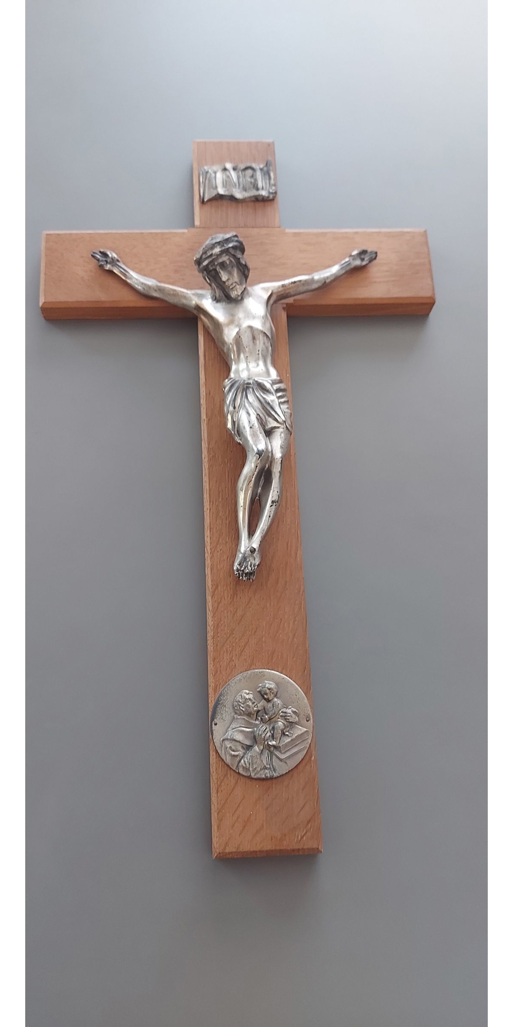 Altes Kreuz, Kruzifix, Holzkreuz, 49,5 cm x 28 cm