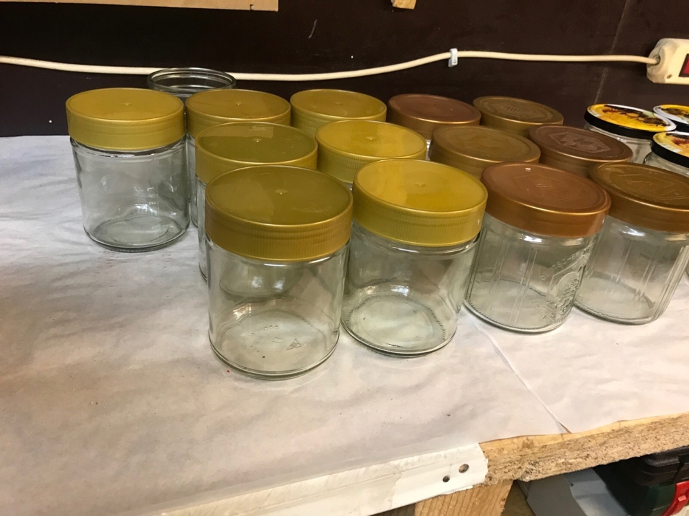 Honiggläser, Marmeladgläser, 500g, mit Deckel 0,50 Stück