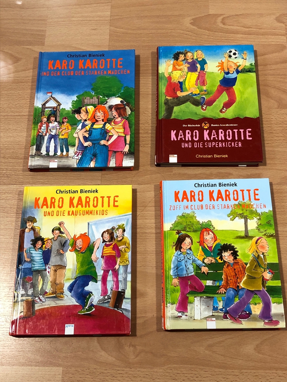 Karo Karotte - 4 Bücher aus der Serie als Hardcoverversion