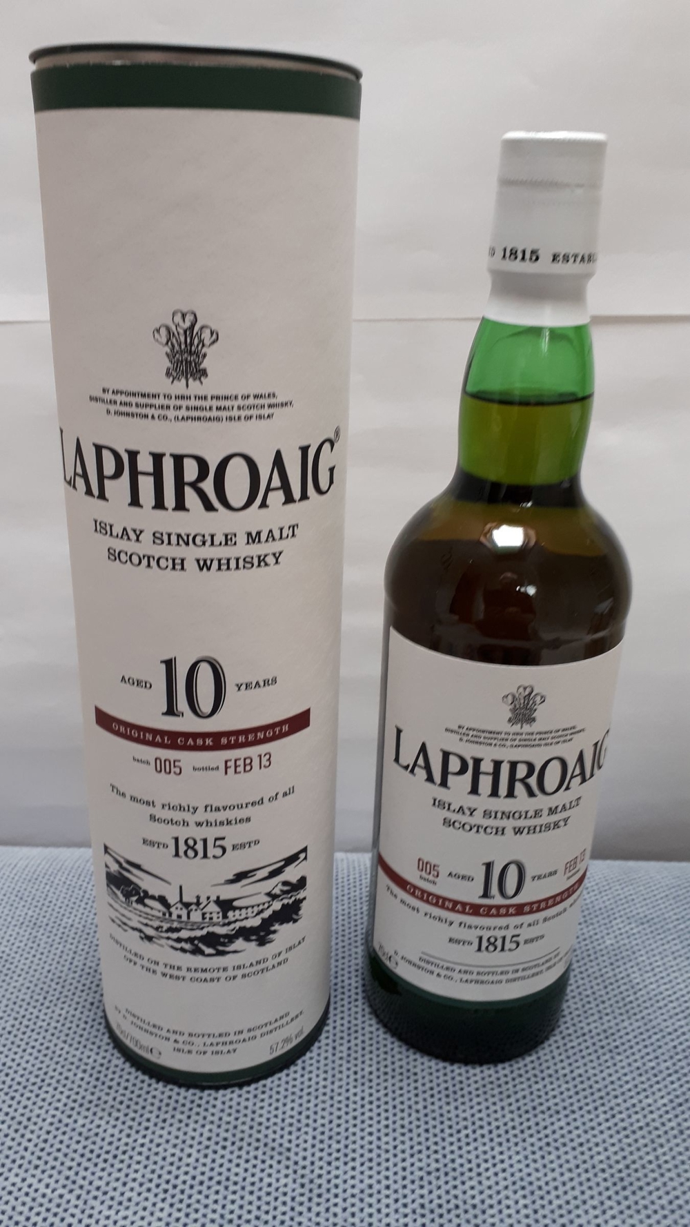 Whisky Laphroaig 10y Cask Strength Batch 005
