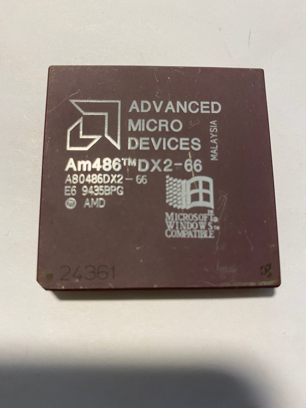 Vintage Prozessor AMD Am486 DX2-66, gebraucht