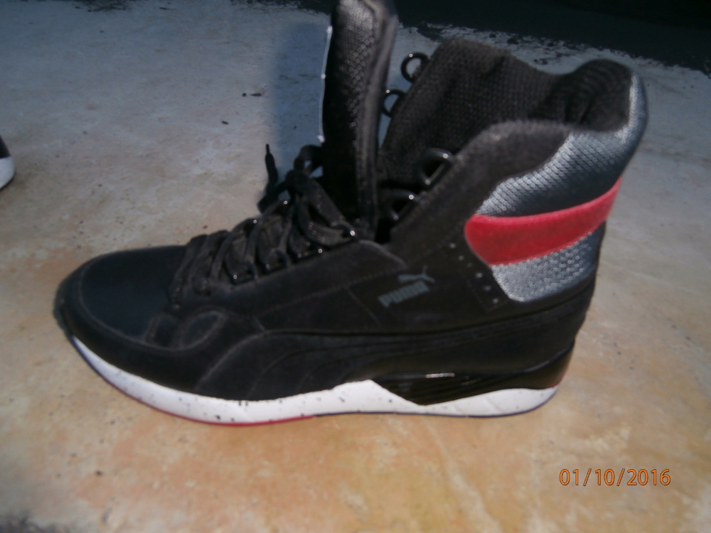 Puma Rebound Sneaker schwarz weiß Größe 42 Prototyp