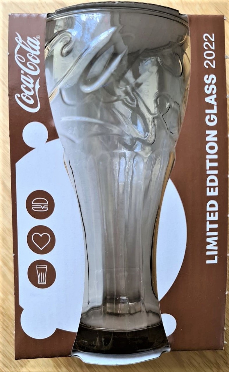NEU - Mc Donalds 1 Glas in Bronze SCHWEIZ - Cola Limited Edition 2022