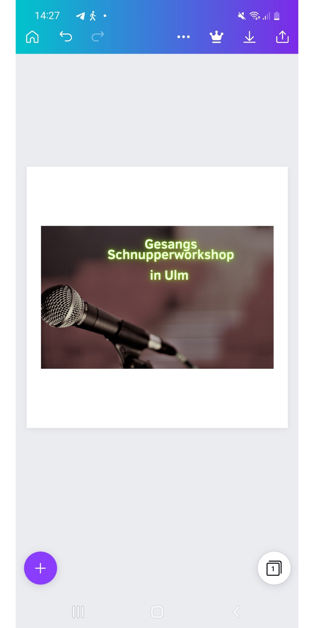Gesangsschnupperworkshop in Ulm und online