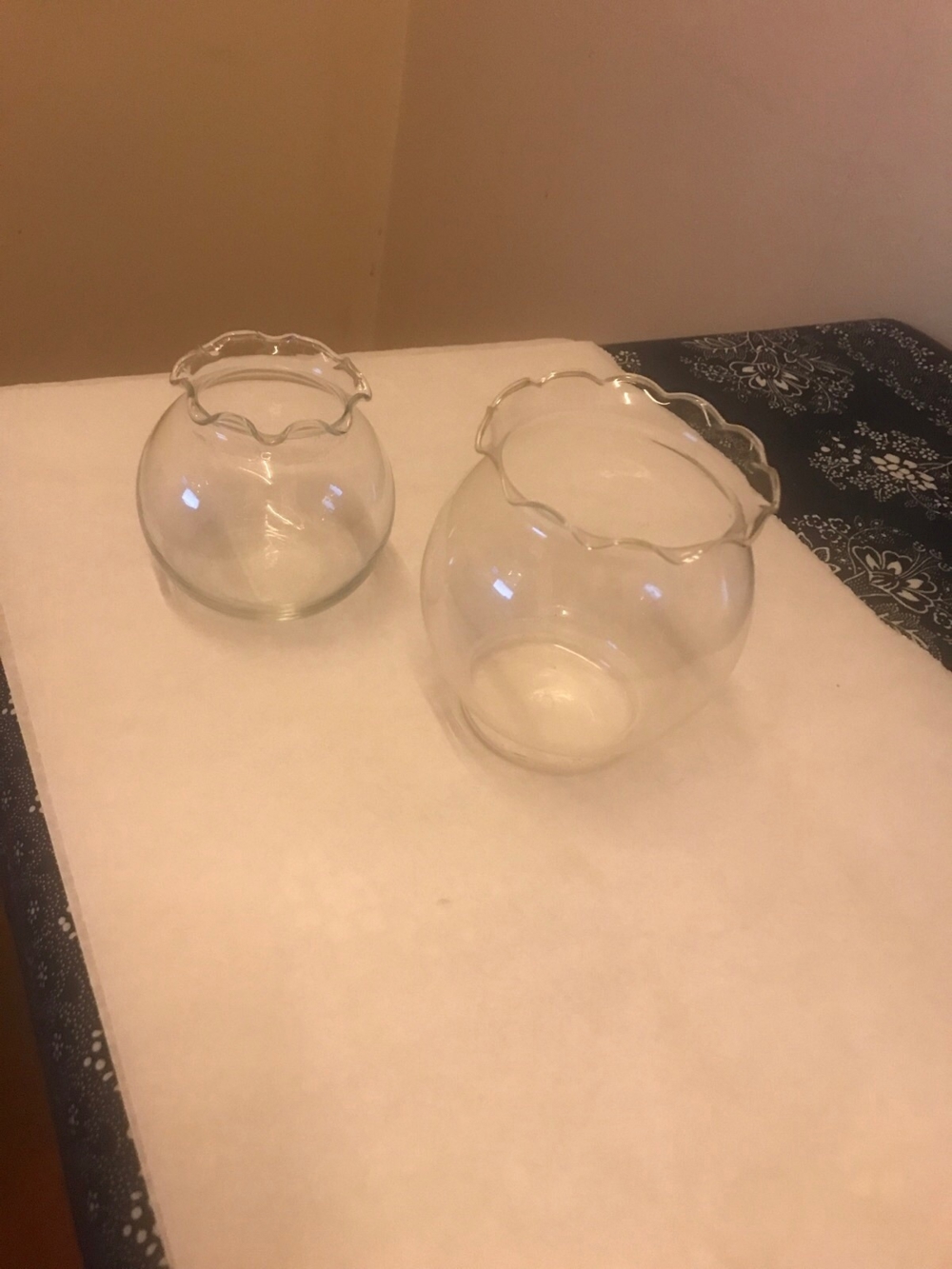 2 Glas Vase aus dem Orient