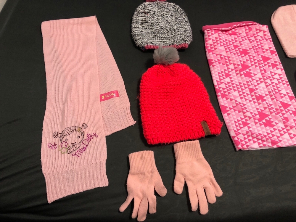 Schal Mütze Handschuhe Mädchen 