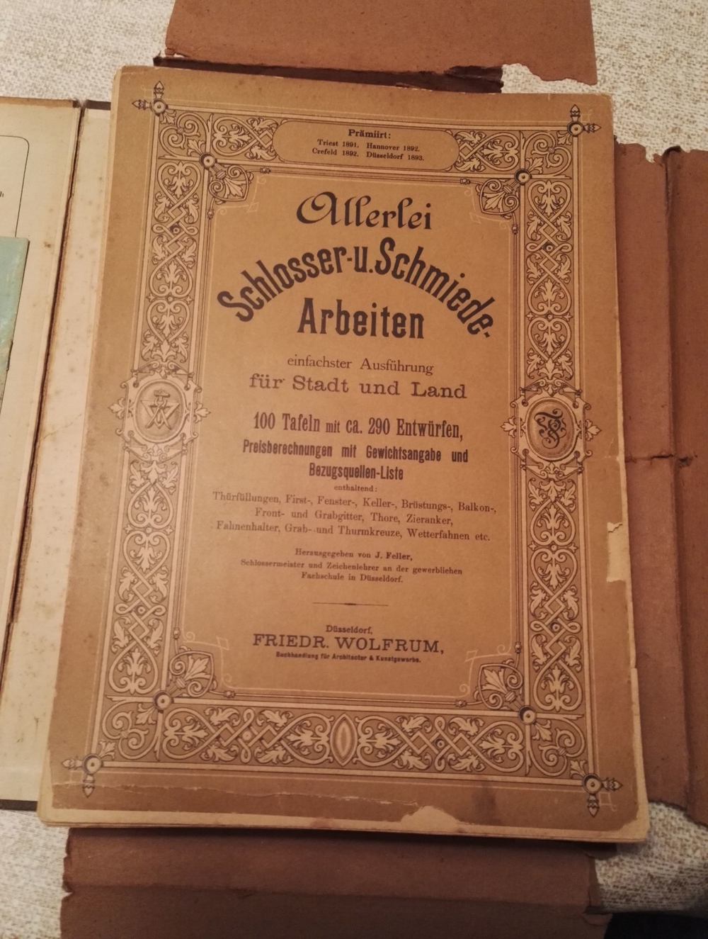Allerlei Schlosser- und Schmiedeeisen Arbeiten-Buch (Blattwerke)
