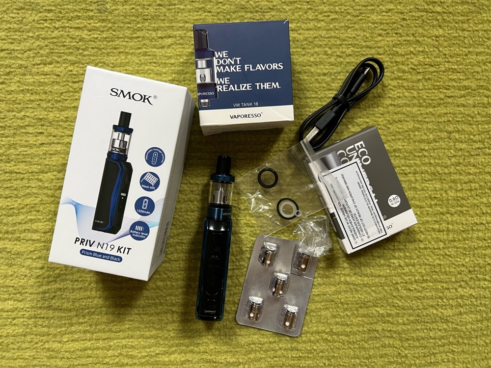 SMOK Priv N19 Kit + VAPORESSO VM TANK 18 - 2ml